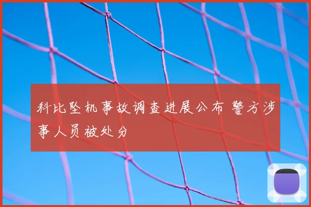 科比坠机事故调查进展公布 警方涉事人员被处分